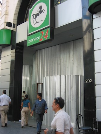 Buenos Aires, microcentro, San Nicolás, corralito, banco