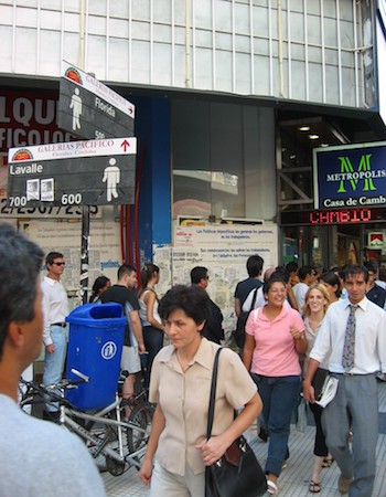 Buenos Aires, microcentro, San Nicolás, corralito, banco