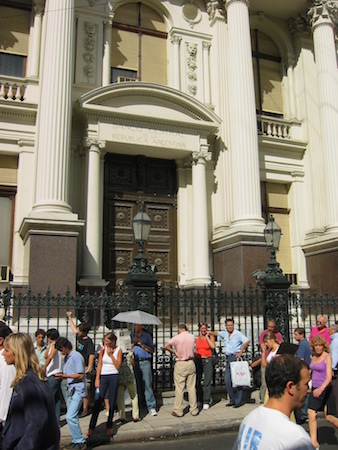 Argentina, Buenos Aires, La City, microcentro, exchange