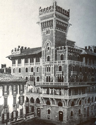 Italy, Milano, Alfredo Coppedè, Palazzo Viviani Cova