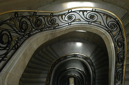 Alejandro Christophersen, Bolsa, Buenos Aires, staircase, escalera