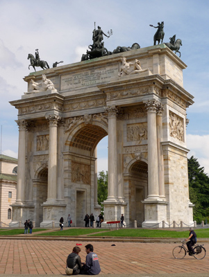 Milan, Milano, Arco della Pace