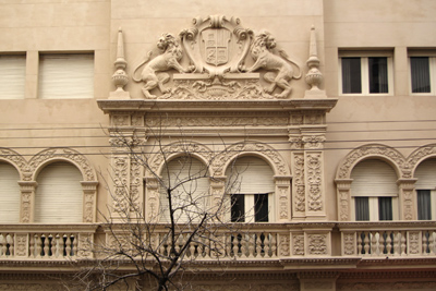 Argentina, Córdoba, Neocolonial apartment building