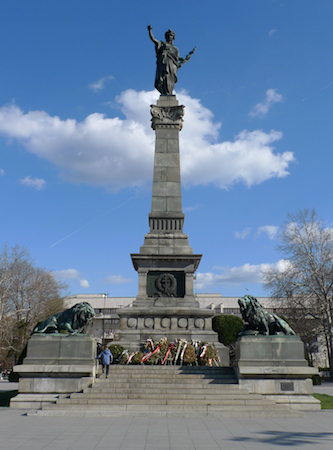 Bulgaria, Rousse, Zocchi, monument
