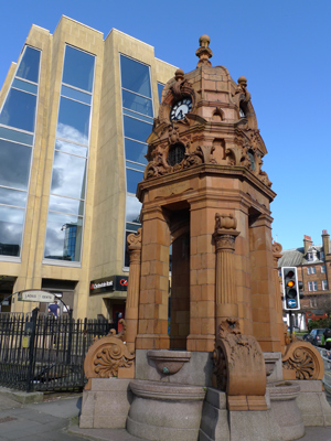 Scotland, Glasgow, fountain, Sir Charles Cameron