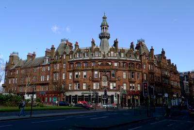 Scotland, Glasgow, Charing Cross mansions