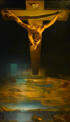 Scotland, Glasgow, Kelvingrove Art Gallery, Dalí, Cristo de San Juan de la Cruz