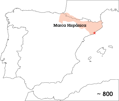 Marca Hispánica map