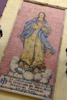 España, Spain, Cádiz, tile panel, Inmaculada Concepción