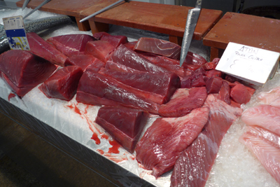 España, Spain, Cádiz, mercado, tuna, atún