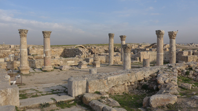 Jordan, Amman, citadel, Roman ruins