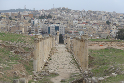 Jordan, Jerash, Roman ruins