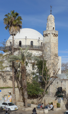 Jerusalem, Israel, Jewish Quarter, Hurva synagogue, Sidna Omar mosque