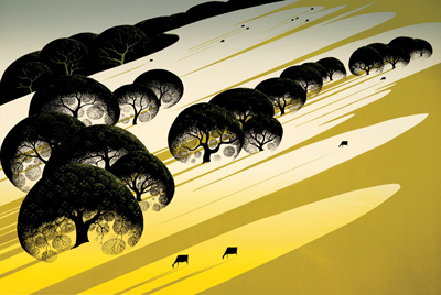 Eyvind Earle, art, serigraph