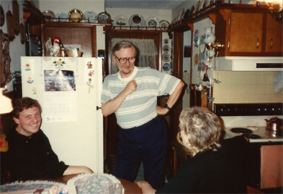 Robert Wright, Carl Carlson, Mae Carlson, Moulton, Iowa