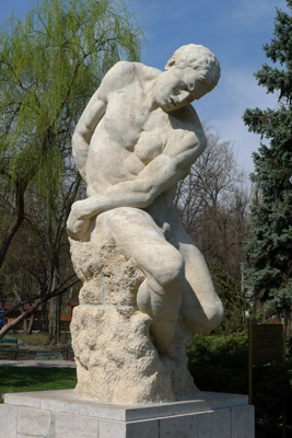 Bucureşti, Romania, Bucharest, Carol Park, Giant statue, Dimitrie Paciurea