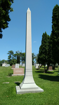 USA, Iowa, Cedar Rapids, Oak Hill Cemetery