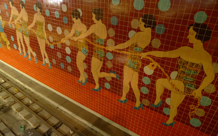 Portugal, Lisboa, Metro, subway, tiles, azulejos, Bela Silva, Alvalade