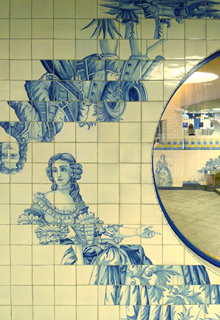 Portugal, Lisboa, Metro, subway, tiles, azulejos, Campo Grande, Eduardo Nery
