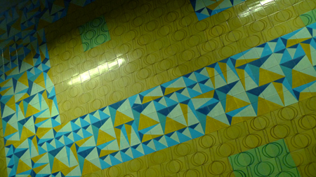 Portugal, Lisboa, Metro, subway, linha azul, tiles, azulejos, Avenida