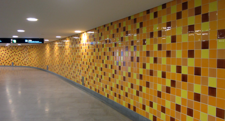 Portugal, Lisboa, Metro, subway, linha vermelho, tiles, azulejos, Encarnação