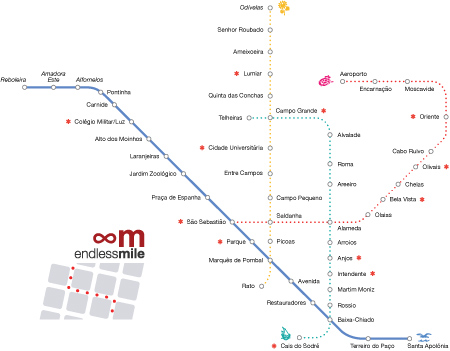 Portugal, Lisboa, Metro, map, linha azul