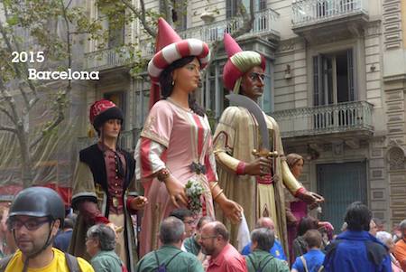 España, Spain, Catalunya, Barcelona, La Diada, 2015