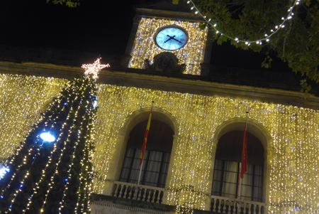 Spain, España, Christmas, Navidad, Sevilla, ayuntamiento