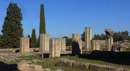 España, Andalucía, Itálica, Exedra