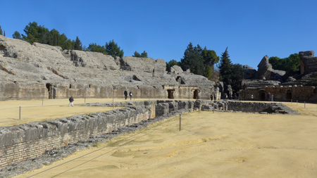 España, Andalucía, Itálica, amphitheater