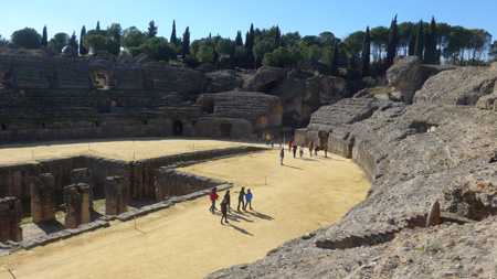 España, Andalucía, Itálica, amphitheater