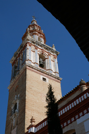 España, Spain, Andalucía, Écija, Iglesia de Santiago, torre