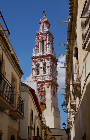 España, Spain, Andalucía, Écija, Iglesia de San Juan, torre