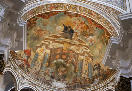 España, Spain, Sevilla, Jesuit, San Luis de los Franceses, Baroque, fresco, Saint Ignatius
