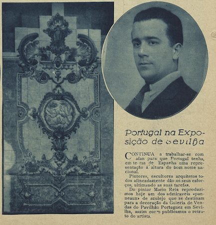 O Notícias Ilustrado, fev 1929, Mário Reis, 1929 Expo