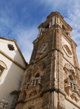 España, Andalucía, Osuna, Iglesia de La Merced, torre, bell tower