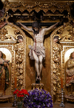 España, Andalucía, Osuna, Colegiata, iglesia, church, capilla del Cristo de la Misericordia