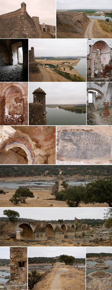 Portugal, Spain, border, Juromenha, Ponte da Ajuda, España