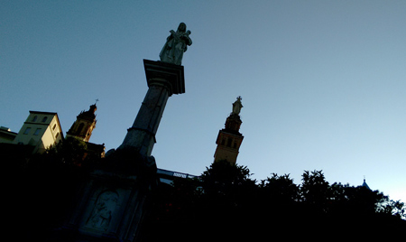 España, Spain, Andalucía, Sevilla, San Juan de Aznalfarache, Sagrado Corazón, monumento