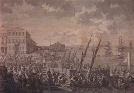 Portugal, Lisboa, Casi das Colunas, 1808

