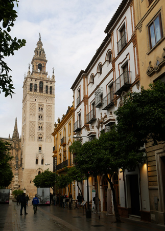 España, Andalucía, Sevilla, calle, Mateos Gago, Giralda