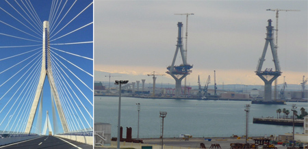 España, Spain, Andalucía, Cádiz, Puente de La Pepa, bridge