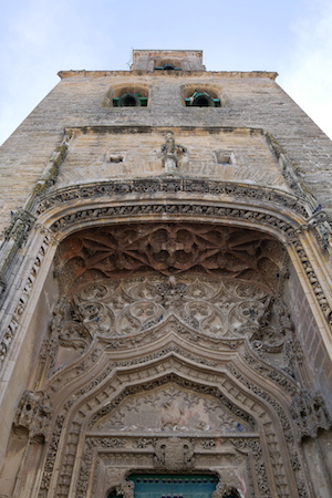 Spain, España, Andalucía, Utrera, Iglesia de Santiago la Mayor, Manuelino