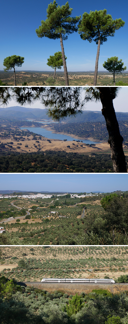 Spain, España, El Pedroso, train, hiking, Mirador de Alonso, panorama