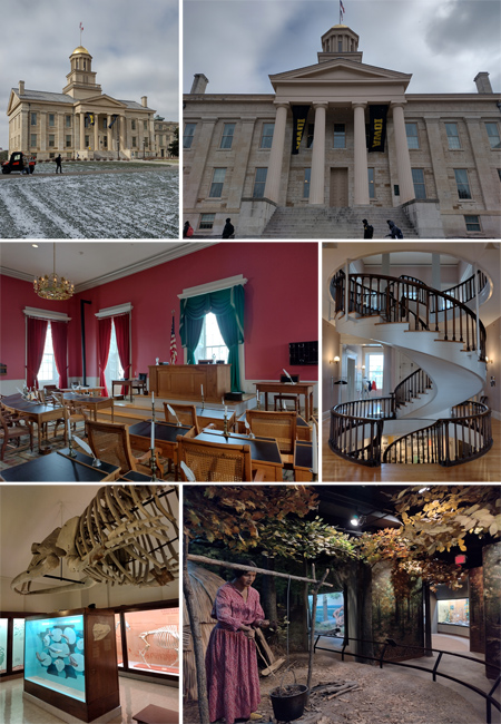 2022, road trip, old state capitol, Iowa City, university, museum, natural science