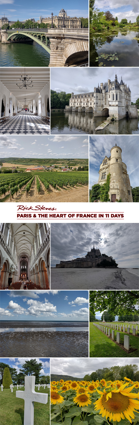 2023 by day, year in review, work, RSE, Rick Steves, Paris and the Heart of France, tour
