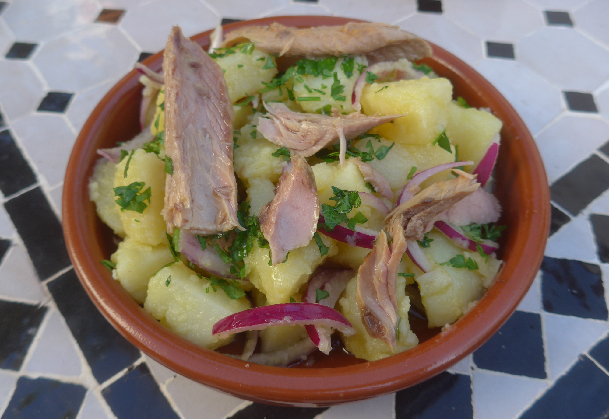 recipe, tapa, papas aliñás, Cádiz