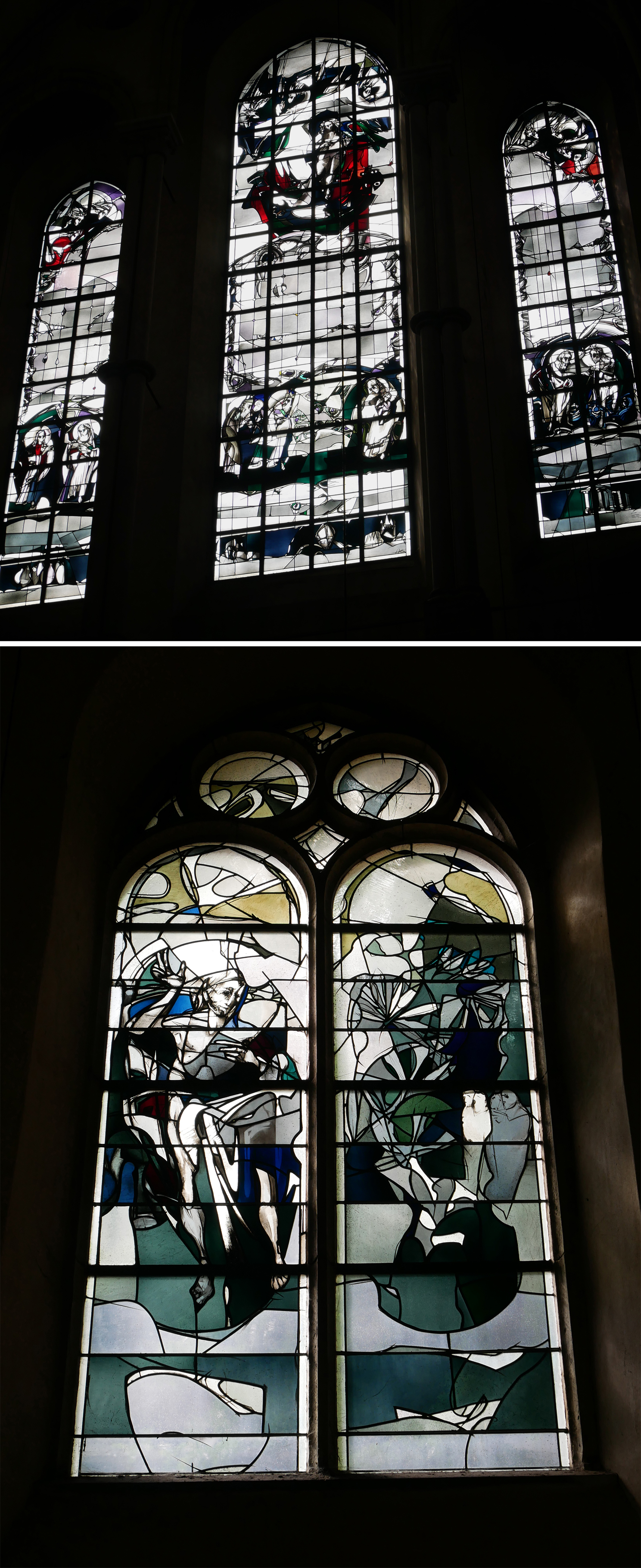 Köln, Gross Sankt Martin, stained glass, Glasmalerei