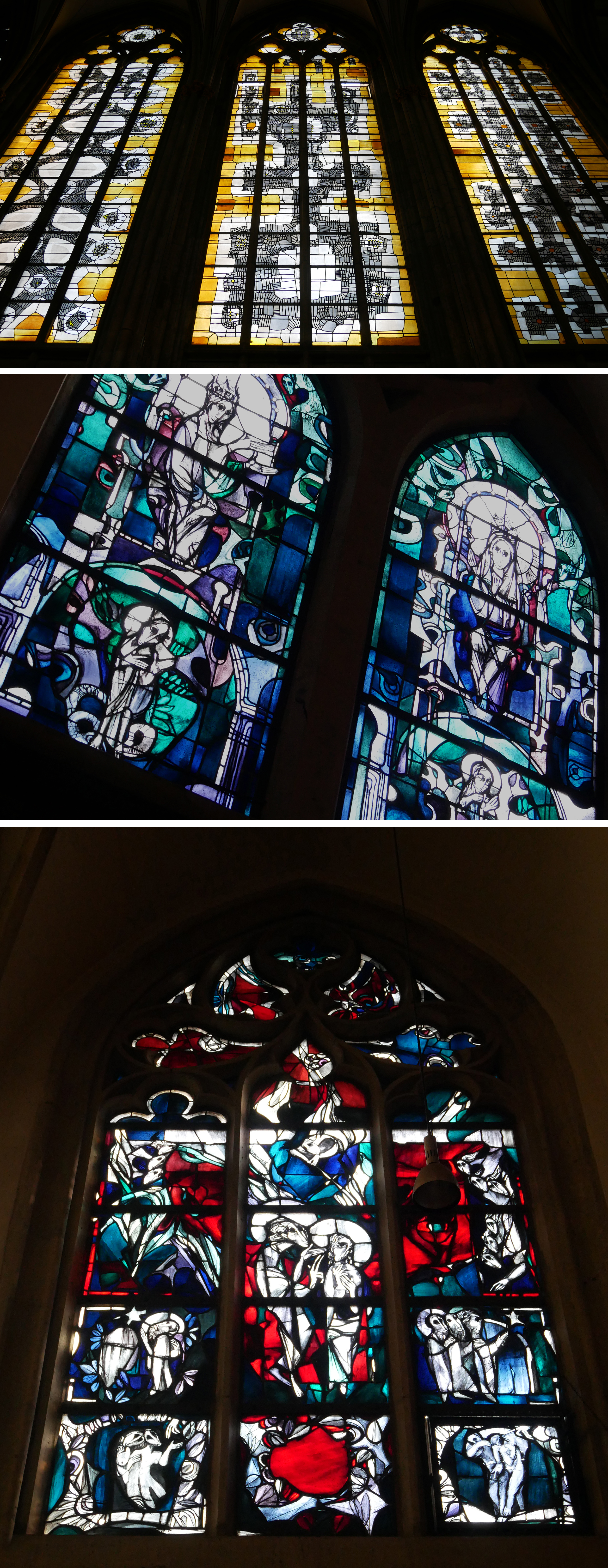 Köln, Basilika St. Ursula, stained glass, Glasmalerei