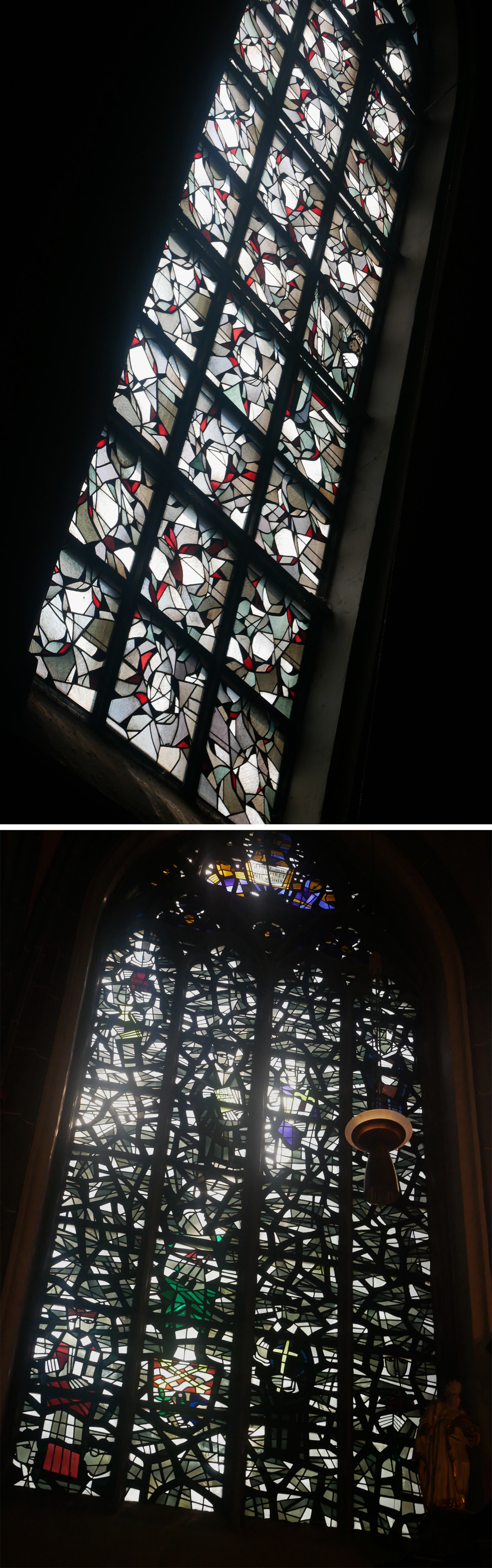 Düsseldorf, Basilika St. Lambertus, stained glass, Glasmalerei